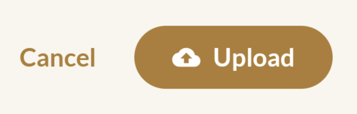 The refined CocktailSnap cancel and upload actions