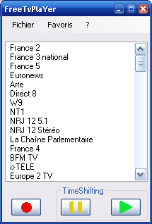 FreeTvPlayer running on Linux in 2007